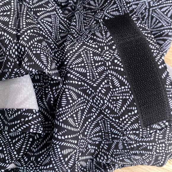 Ripskirt Hawaii Wrap Skirt XL Black Pearl‎ Batik Polyester Blend NWT SW-1913 - Picture 6 of 11